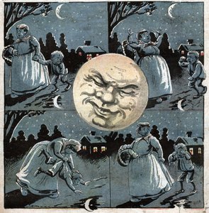 Moon in a puddle
