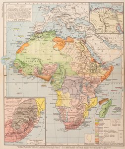 Map Showing the Partition of Africa