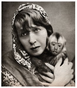 Mistinguett with a Little Monkey by . .