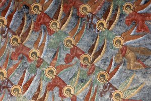 Sucevita Monastery, The Church (Exterior, North Wall, Mural Paintings)