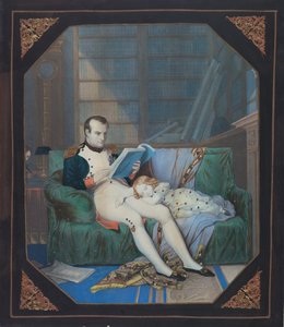Napoleon in his Study with the King of Rome, c.1860