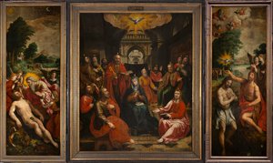 Parish Church (Parochiekerk Sint-Maarten). Interior. Chapel (Sint-Annakapel). by . .