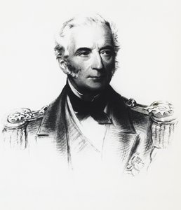 Portrait of Edward Hobart Seymour (1840-1929), Admiral of the allied fleet involved in clashes with the Boxers in China by Georg Carl Heinrich Dollmann