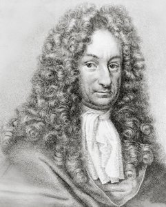 Portrait of Gottfried Wilhelm von Leibniz, German mathematician, philosopher and scientist
