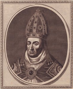 Portrait of William Waynflete, Bishop of Winchester, copper engraving by John Goldar
