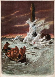 Resupplying of a lighthouse