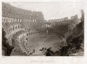 Ruins of the Colosseum in Rome