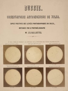 The Sun, Photographed with a Dallmeyer Heliograph, Vilnius, Lithuania by Frederick (attr. to) Barnard