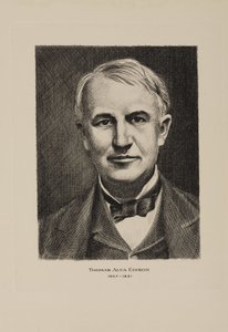 Thomas Alva Edison, American Inventor, Early 20th Century by Frederick (attr. to) Barnard