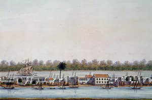 View of St Louis, Senegal