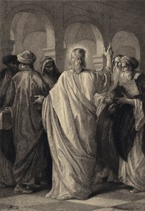 Jesus Converses with the Doctors by after Albert Robida