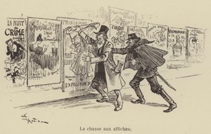 The Poster Hunt by after Albert Robida