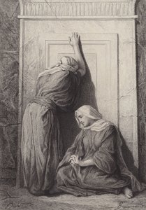 Mary Magdalene and the Other Mary by after Albert Robida