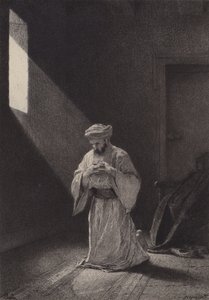 Prayer by after Albert Robida