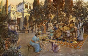 Domestic Life in Ancient Babylon by after Amedee Forestier