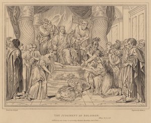 The Judgment of Solomon, 1 Kings by after Antoine Coypel