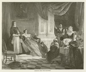 Sancho and the Duchess by after Charles Robert Leslie