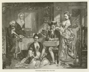 Preparing Moses for the Fair by after Daniel Maclise