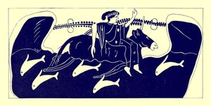 Europa and the Bull, illustration from Greek Vase Paintings by J. E. Harrison and D. S. MacColl, published 1894 by after English School