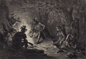 Prisoners from the Wyoming Valley by after Felix Octavius Carr Darley