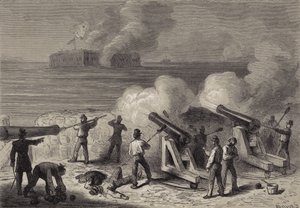 The Attack on Fort Sumter by after Felix Octavius Carr Darley