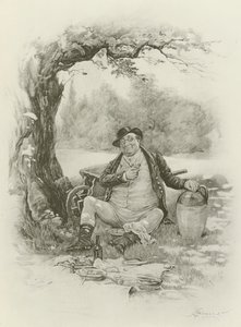 Mr. Pickwick by after Frederick Barnard