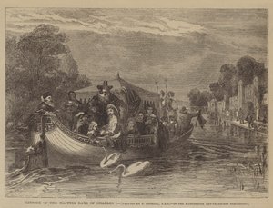 Episode of the Happier Days of Charles I by after Frederick Goodall