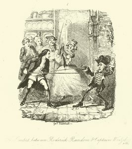 Illustration for Roderick Random by after George Cruikshank