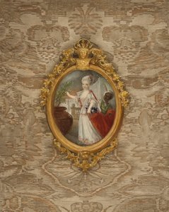 Portrait of Princess Wilhelmine of Prussia at the Age of 6 by after German School