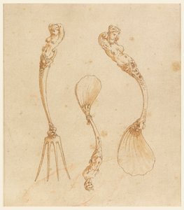 Design for a Fork and Two Spoons