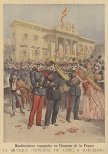 Popular Demonstrations of Friendship Towards France in Spain by after Henri Meyer