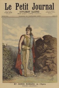 Renee Richard in Sapho at the Paris Opera by after Henri Meyer