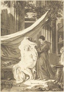 The Hermit (The Devil in Hell) by after Jean Honoré Fragonard