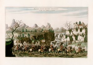 Cavalry Marching by after Johannes Nieuhof
