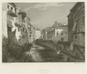 Grenada, with the Tower by after John Frederick Lewis