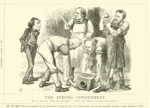 The Strong Government by after John Tenniel