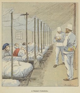 At the Ankaboka Hospital by after Louis Charles Bombled