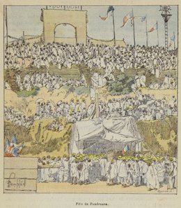 Fandroana Festival by after Louis Charles Bombled