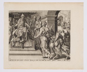 David Bringing Saul the Gifts From his Father