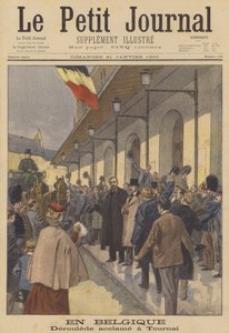 Paul Deroulede Receiving a Warm Welcome in Tournai, Belgium
