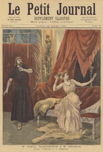 Sibyl Sanderson and Jean-Francois Delmas in Thais, at the Paris Opera by after Oswaldo Tofani