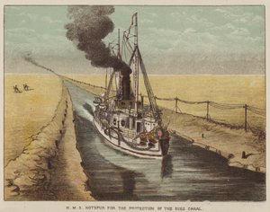 HMS Hotspur for the protection of the Suez Canal