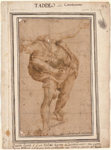 A Hebrew, from Christ Shown to the People (recto) by after Taddeo Zuccaro