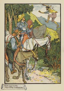 Don Quixote Meeting Cardenio