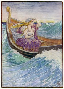For two days and two nights the boat was tossed hither and thither by after Walter Crane