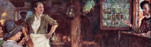 Shakespeare Calls at The Mermaid Tavern to See if Ben Jonson is There