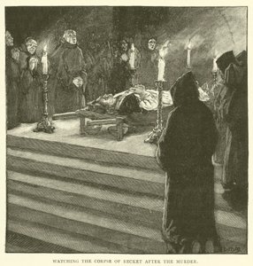 Watching the Corpse of Becket After the Murder by after William Henry Margetson