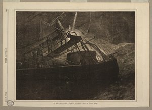 At Sea, Signalling a Passing Steamer by after Winslow Homer