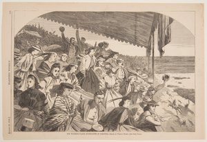 Our Watering Places – Horse Racing at Saratoga by after Winslow Homer