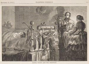 Santa Claus and His Presents by after Winslow Homer